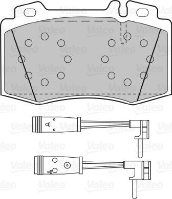 Valeo 598659 - Komplet Pločica, disk-kočnica www.molydon.hr