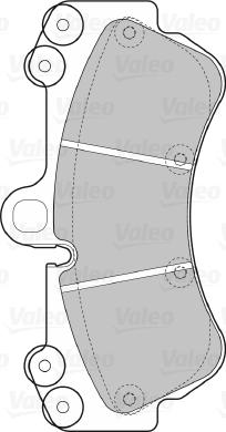 Valeo 598655 - Komplet Pločica, disk-kočnica www.molydon.hr