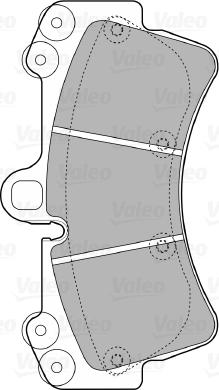 Valeo 598656 - Komplet Pločica, disk-kočnica www.molydon.hr