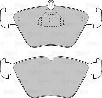 Valeo 598050 - Komplet Pločica, disk-kočnica www.molydon.hr