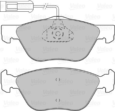 Valeo 598065 - Komplet Pločica, disk-kočnica www.molydon.hr