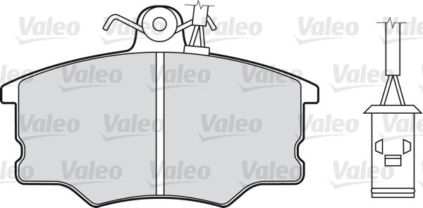 Valeo 598003 - Komplet Pločica, disk-kočnica www.molydon.hr