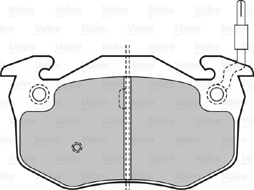 Valeo 598080 - Komplet Pločica, disk-kočnica www.molydon.hr