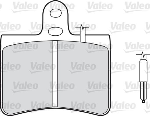 Valeo 598145 - Komplet Pločica, disk-kočnica www.molydon.hr