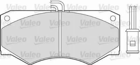 Valeo 598140 - Komplet Pločica, disk-kočnica www.molydon.hr