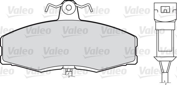 Valeo 598169 - Komplet Pločica, disk-kočnica www.molydon.hr