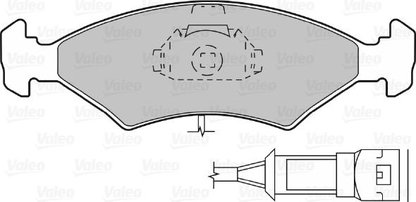 Valeo 598166 - Komplet Pločica, disk-kočnica www.molydon.hr