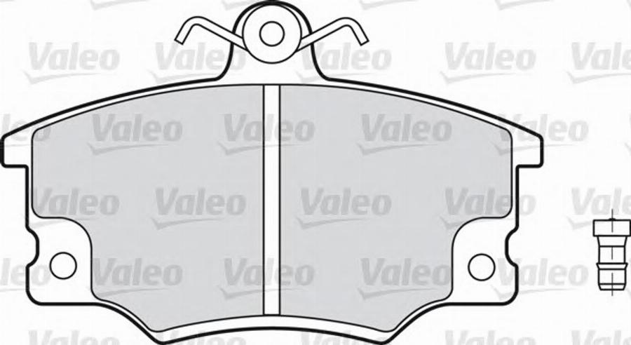 Valeo 598101 - Komplet Pločica, disk-kočnica www.molydon.hr