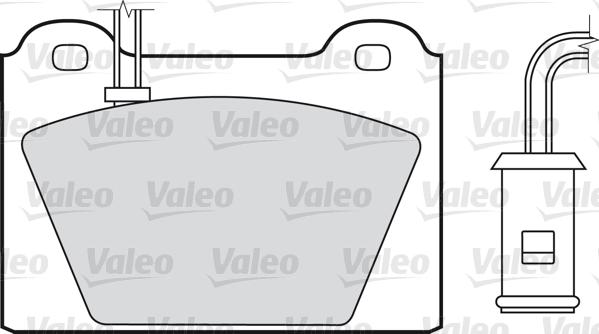 Valeo 598117 - Komplet Pločica, disk-kočnica www.molydon.hr