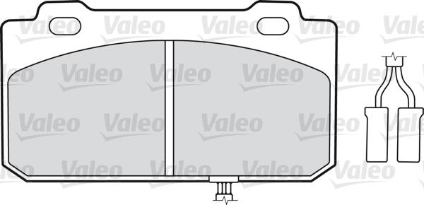 Valeo 598130 - Komplet Pločica, disk-kočnica www.molydon.hr