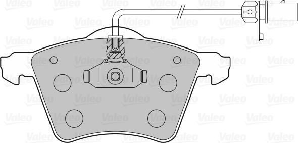 Valeo 598858 - Komplet Pločica, disk-kočnica www.molydon.hr