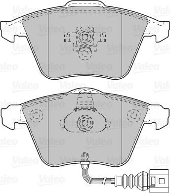 Valeo 598863 - Komplet Pločica, disk-kočnica www.molydon.hr