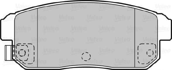 Valeo 598831 - Komplet Pločica, disk-kočnica www.molydon.hr