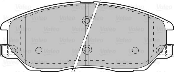 Valeo 598871 - Komplet Pločica, disk-kočnica www.molydon.hr