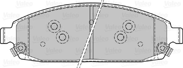 Valeo 598872 - Komplet Pločica, disk-kočnica www.molydon.hr