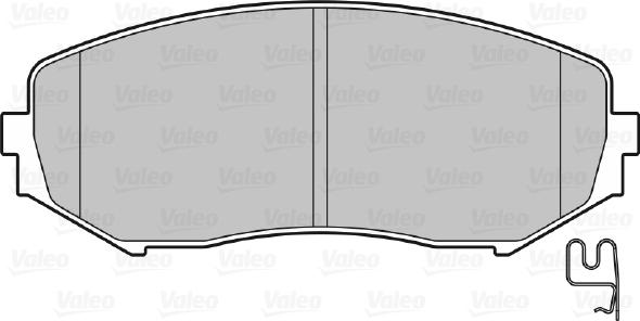 Valeo 598877 - Komplet Pločica, disk-kočnica www.molydon.hr