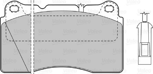 Valeo 598309 - Komplet Pločica, disk-kočnica www.molydon.hr