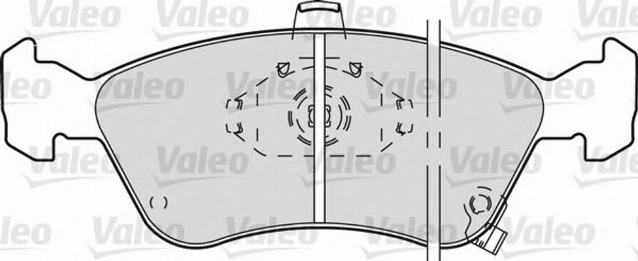 Valeo 598307 - Komplet Pločica, disk-kočnica www.molydon.hr