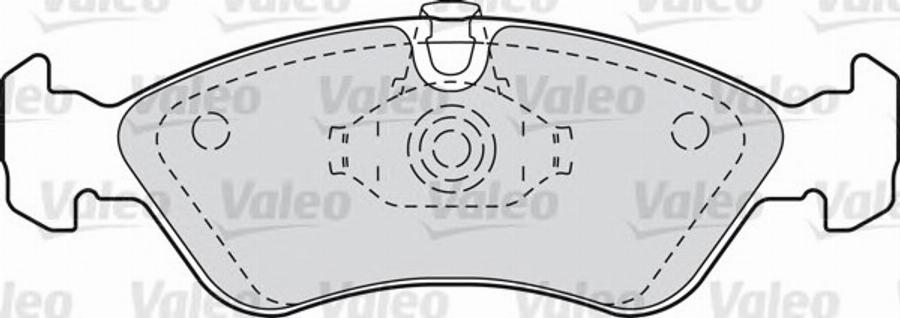 Valeo 598244 - Komplet Pločica, disk-kočnica www.molydon.hr