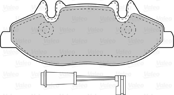 Valeo 598764 - Komplet Pločica, disk-kočnica www.molydon.hr