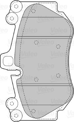 Valeo 598709 - Komplet Pločica, disk-kočnica www.molydon.hr