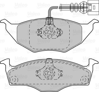 Valeo 598734 - Komplet Pločica, disk-kočnica www.molydon.hr