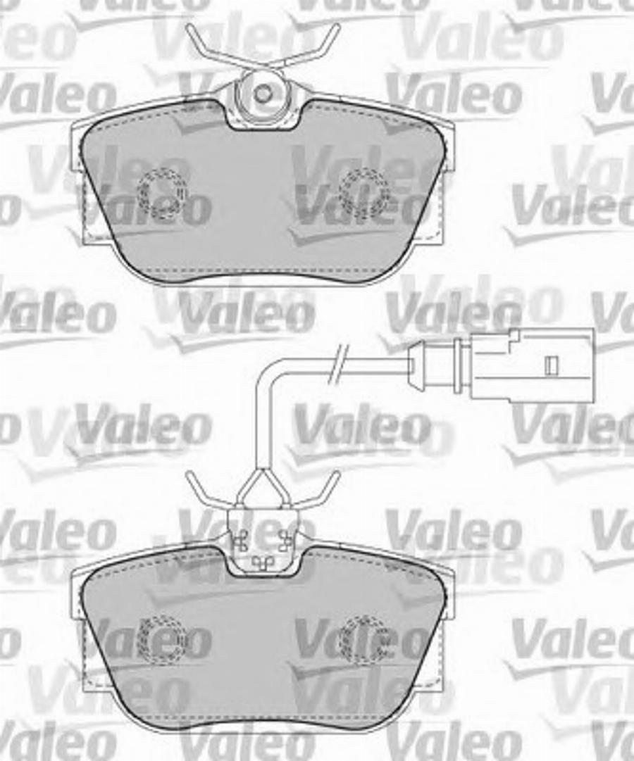 Valeo 597436 - Komplet Pločica, disk-kočnica www.molydon.hr