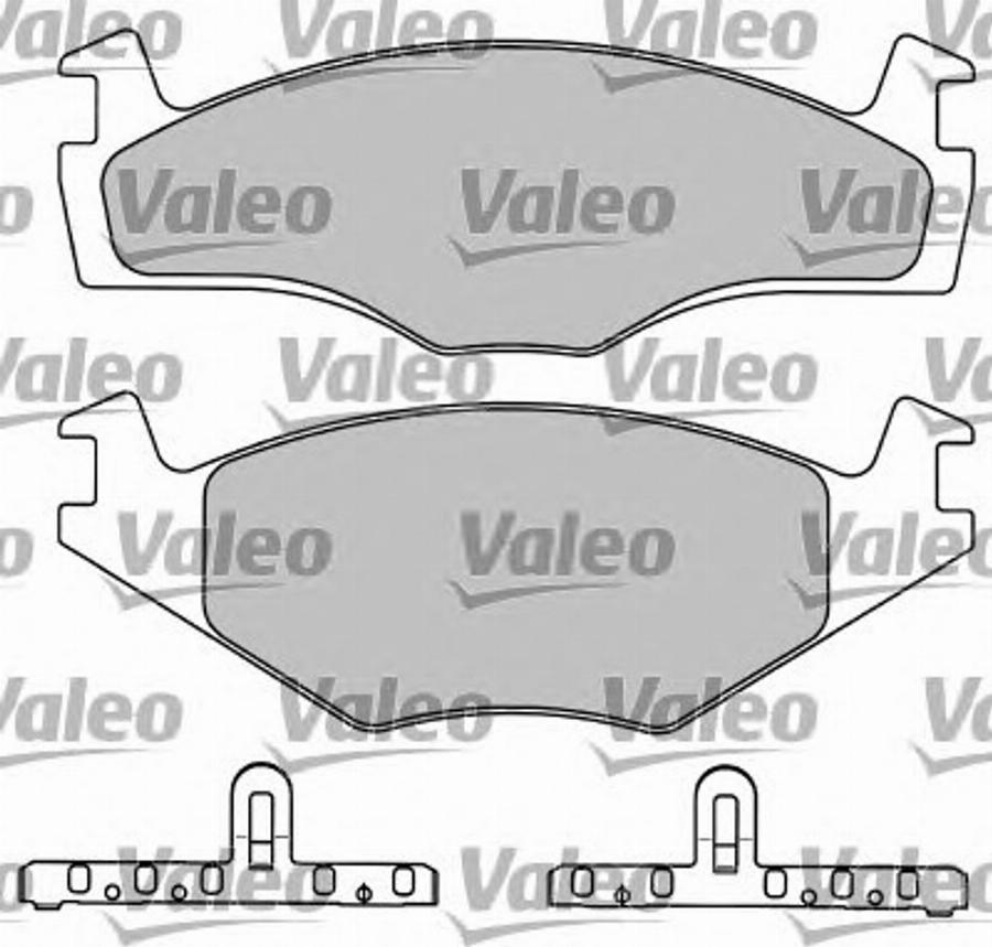 Valeo 597046 - Komplet Pločica, disk-kočnica www.molydon.hr