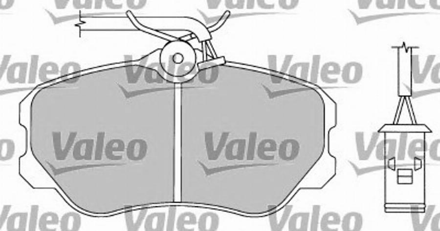 Valeo 597161 - Komplet Pločica, disk-kočnica www.molydon.hr