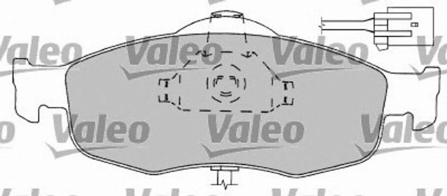 Valeo 597170 - Komplet Pločica, disk-kočnica www.molydon.hr