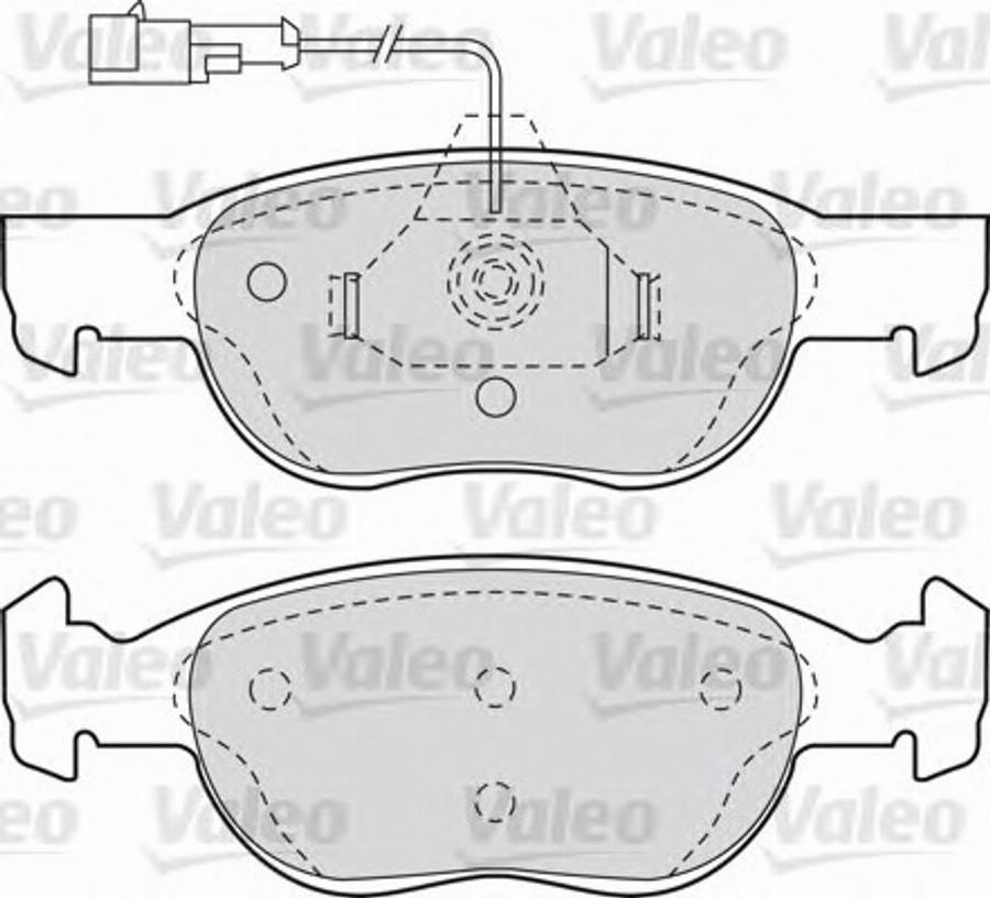 Valeo 540936 - Komplet Pločica, disk-kočnica www.molydon.hr