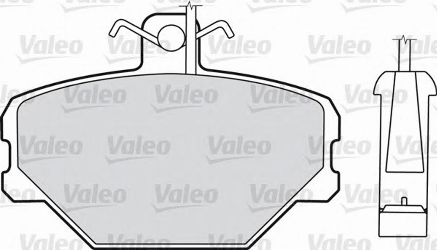 Valeo 540 406 - Komplet Pločica, disk-kočnica www.molydon.hr