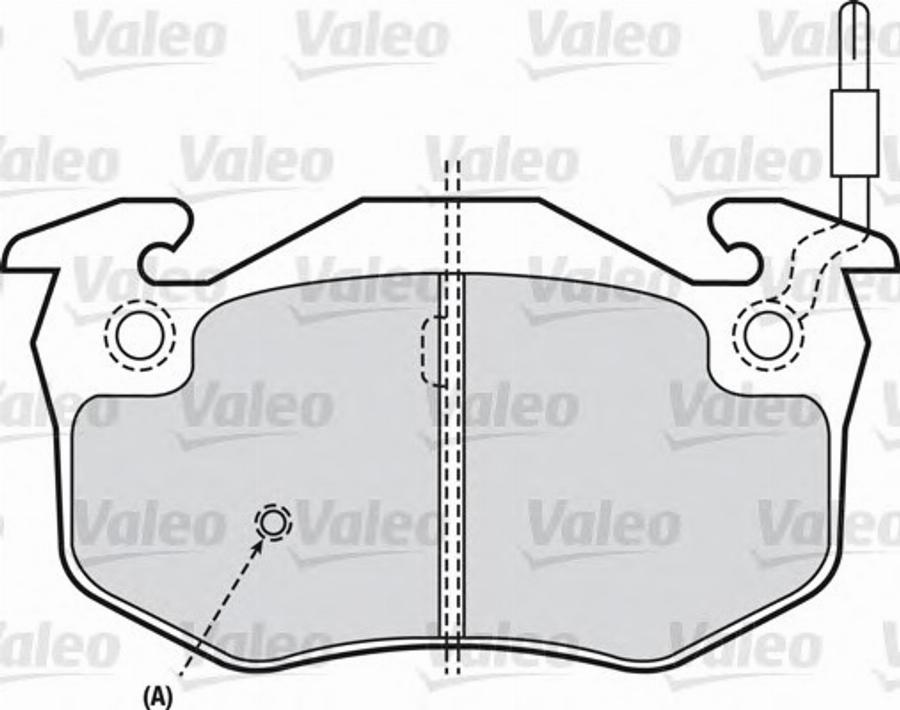 Valeo 540 484 - Komplet Pločica, disk-kočnica www.molydon.hr