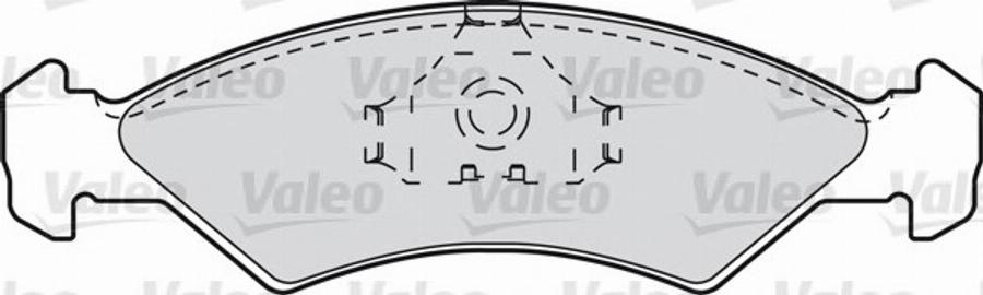 Valeo 540 488 - Komplet Pločica, disk-kočnica www.molydon.hr