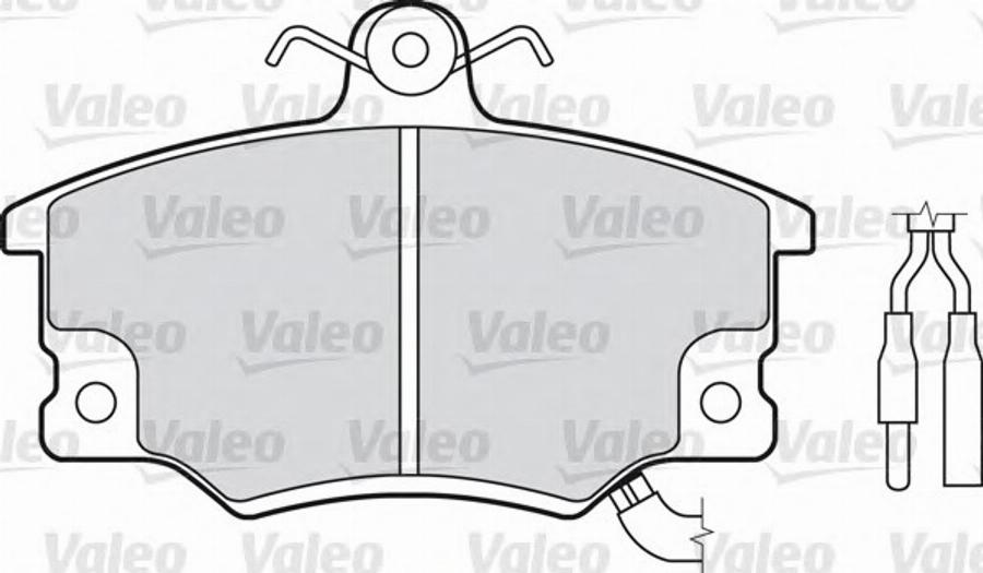 Valeo 540 483 - Komplet Pločica, disk-kočnica www.molydon.hr