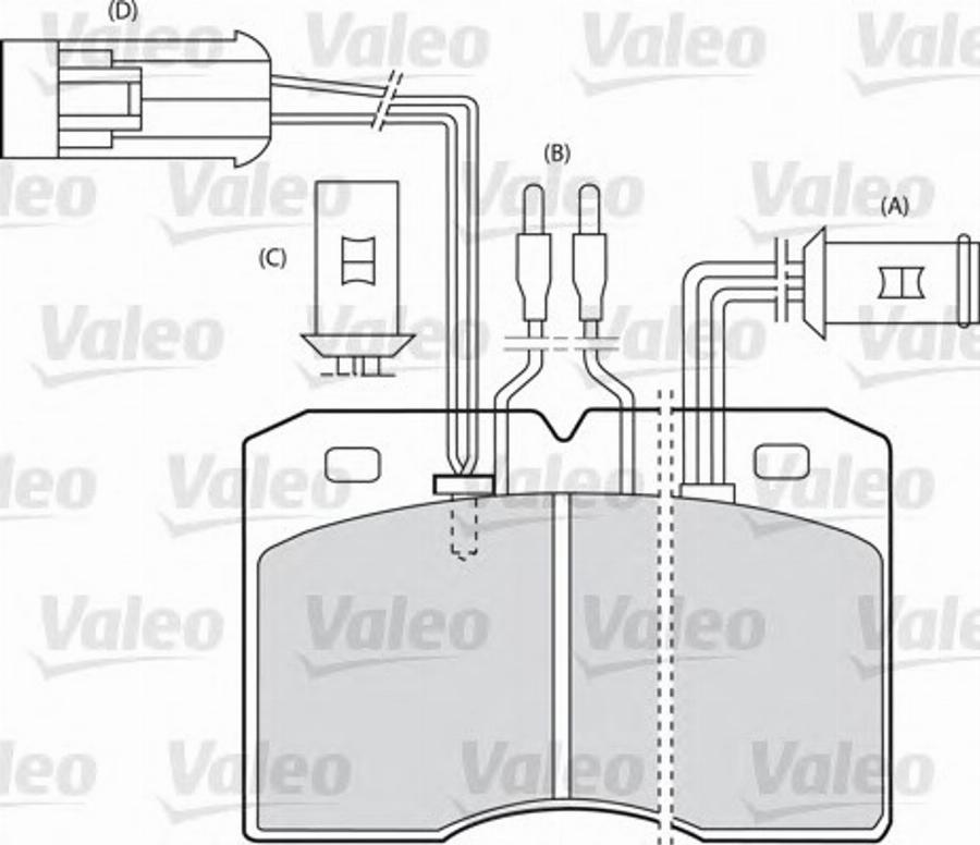 Valeo 540 435 - Komplet Pločica, disk-kočnica www.molydon.hr