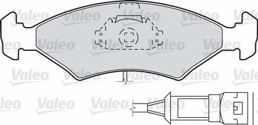 Valeo 540 422 - Komplet Pločica, disk-kočnica www.molydon.hr