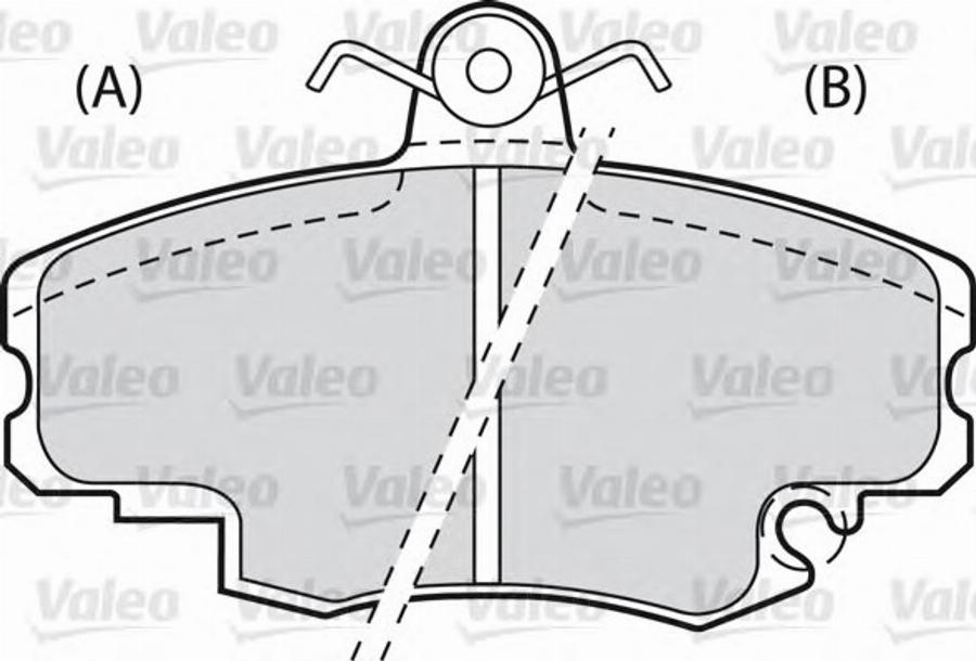 Valeo 540 476 - Komplet Pločica, disk-kočnica www.molydon.hr