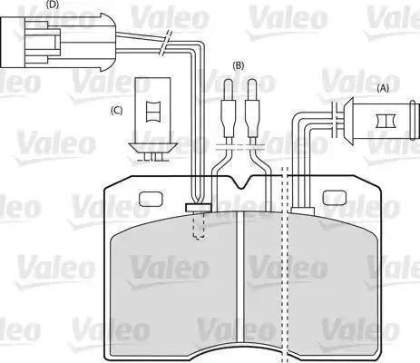 Valeo 598585 - Komplet Pločica, disk-kočnica www.molydon.hr