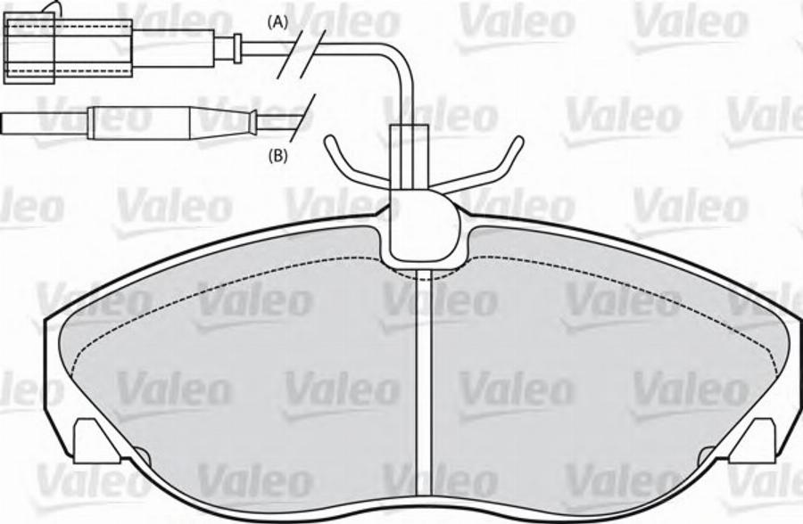 Valeo 540 548 - Komplet Pločica, disk-kočnica www.molydon.hr