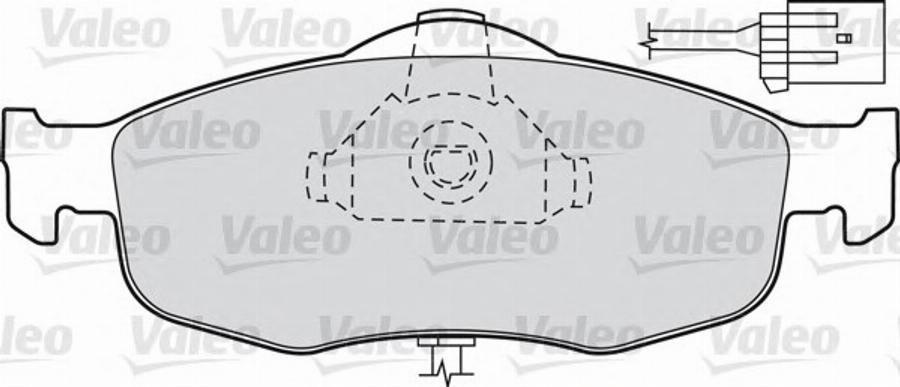 Valeo 540556 - Komplet Pločica, disk-kočnica www.molydon.hr