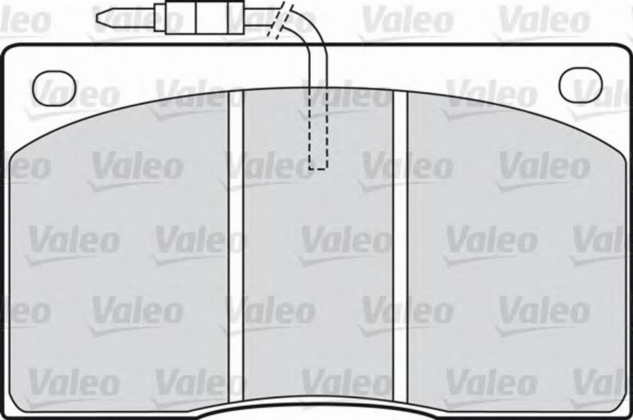 Valeo 540 101 - Komplet Pločica, disk-kočnica www.molydon.hr