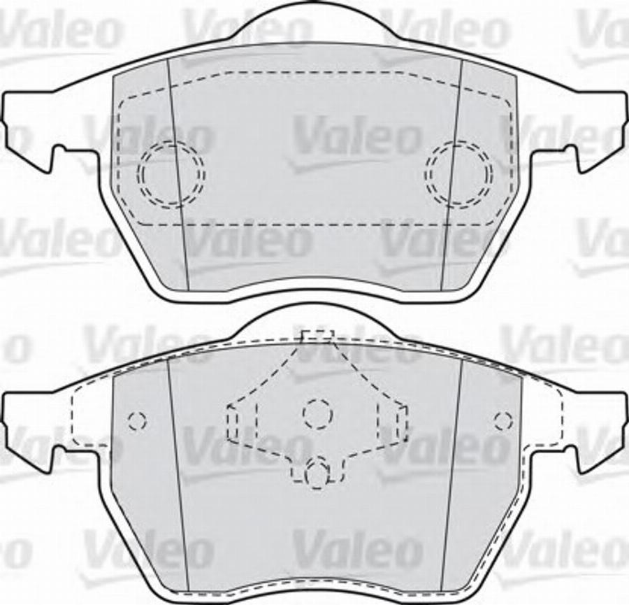 Valeo 540858 - Komplet Pločica, disk-kočnica www.molydon.hr