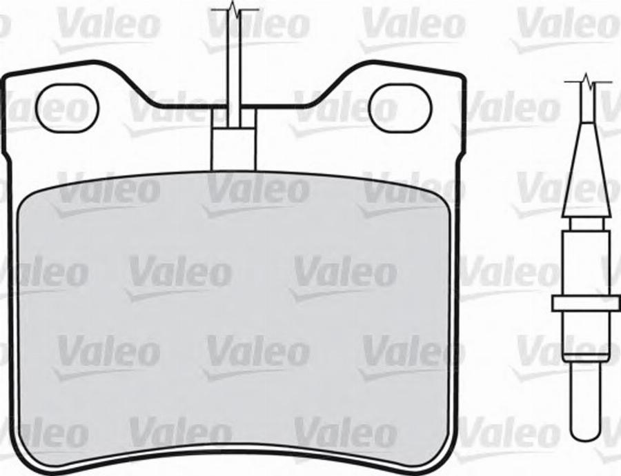 Valeo 540805 - Komplet Pločica, disk-kočnica www.molydon.hr