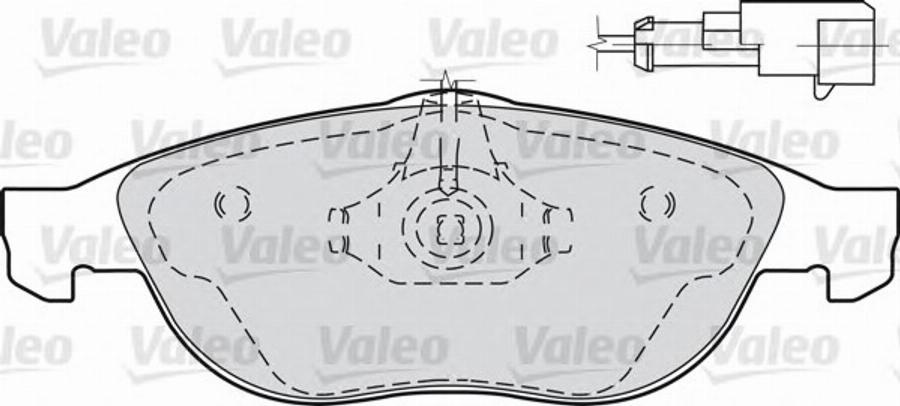 Valeo 540888 - Komplet Pločica, disk-kočnica www.molydon.hr