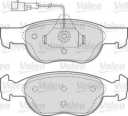 Valeo 540749 - Komplet Pločica, disk-kočnica www.molydon.hr