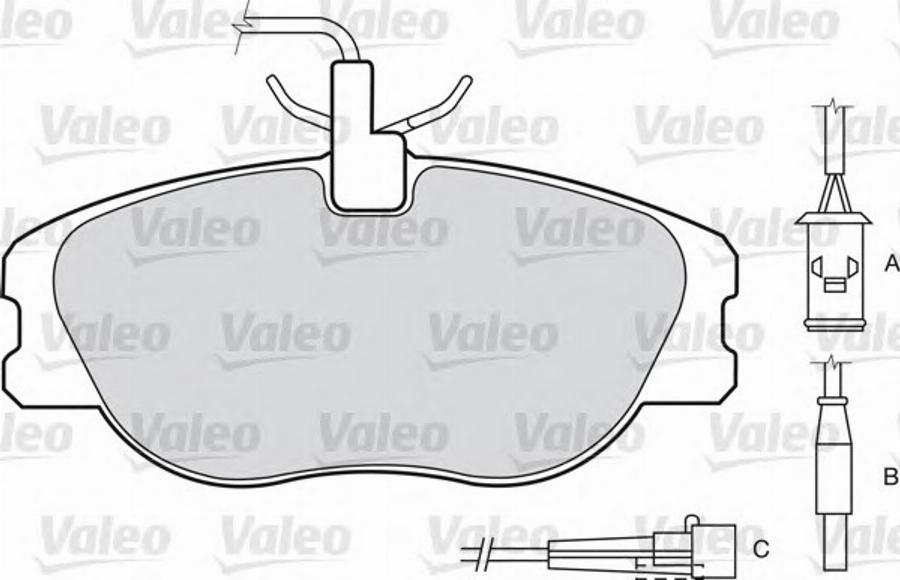 Valeo 540748 - Komplet Pločica, disk-kočnica www.molydon.hr