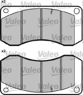 Valeo 541647 - Komplet Pločica, disk-kočnica www.molydon.hr