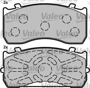 Valeo 541659 - Komplet Pločica, disk-kočnica www.molydon.hr