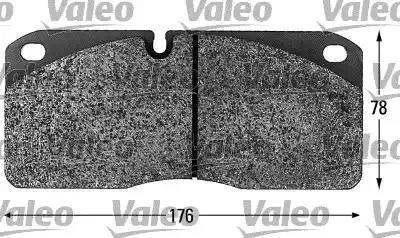 Valeo 541656 - Komplet Pločica, disk-kočnica www.molydon.hr